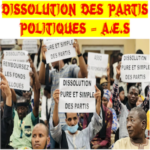 Dissolution des partis politiques dans l’espace A.E.S